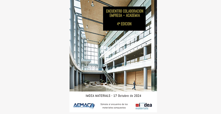 IV edición del encuentro que organiza AEMAC en torno a los composites en IMDEA Materiales