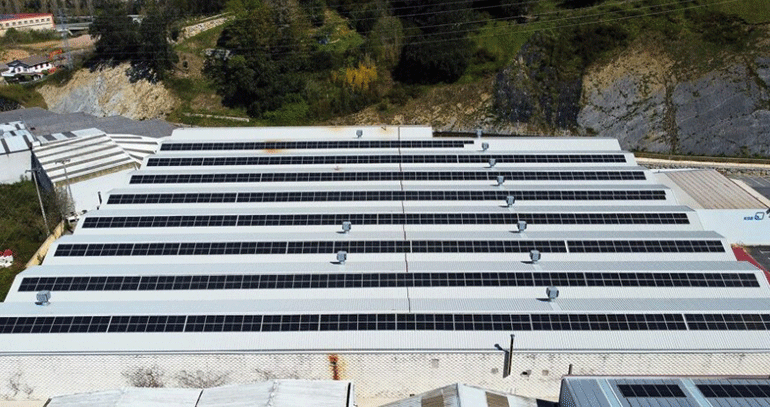 KSB Spain avanza hacia la autosuficiencia energética con la instalación de paneles solares en Zarautz