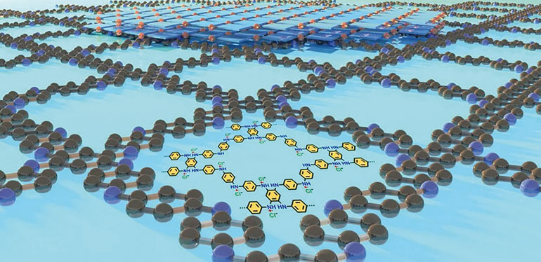 Científicos de la Universidad Tecnológica de Dresde desarrollan un innovador polímero conductor bidimensional