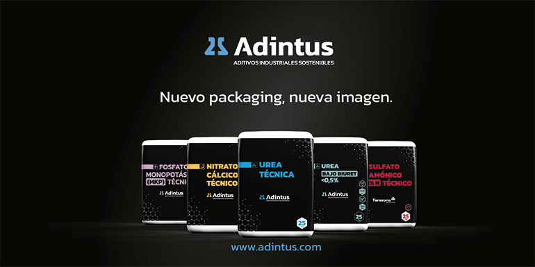 Adintus presenta su nuevo packaging basado en la innovación, la sostenibilidad y la modernidad