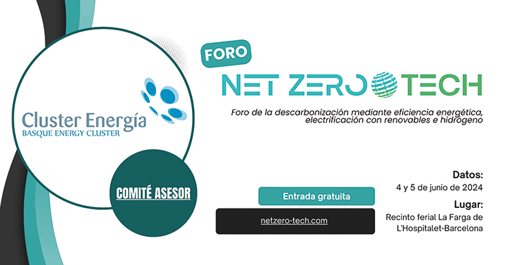 El Clúster de Energía estará presente en la Net Zero Tech 2025 como miembro del Comité Asesor de la feria