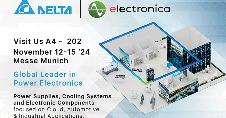 Delta presenta soluciones de energía y gestión térmica de alta eficiencia para cloud computing, automotriz e industrial