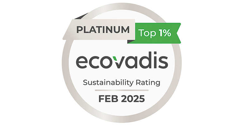 Ercros, primera empresa de química básica española, obtiene 87/100 puntos y renueva la máxima distinción de EcoVadis