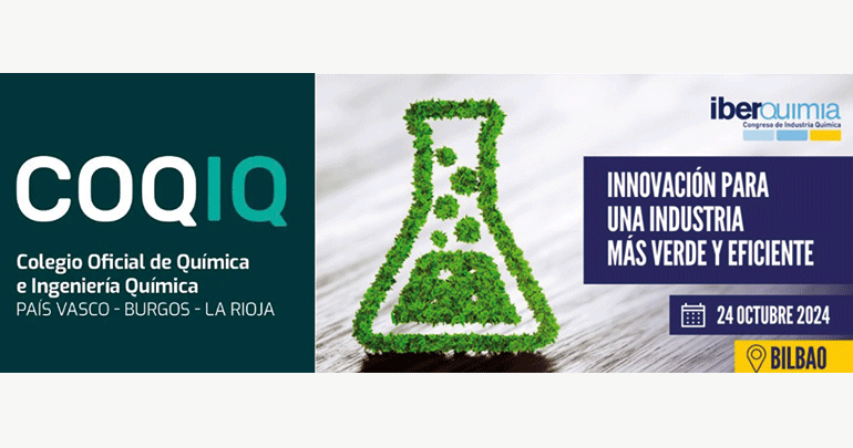 El Colegio Oficial de Química e Ingeniería Química del País Vasco, Burgos y la Rioja abrirá Iberquimia Bilbao el 24 de octubre