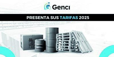 GENCI presenta sus tarifas 2025 para envases industriales y comerciales