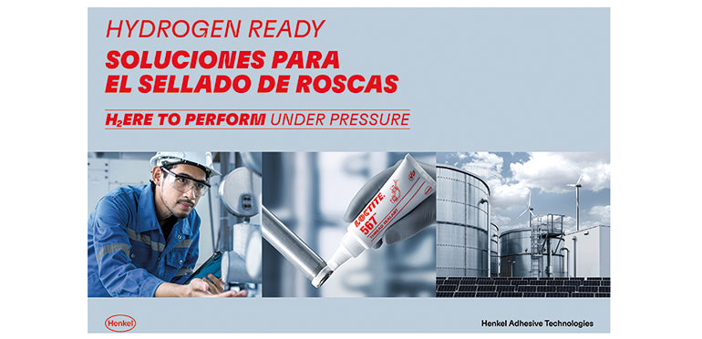 Soluciones de sellado de roscas ´Hydrogen Ready´