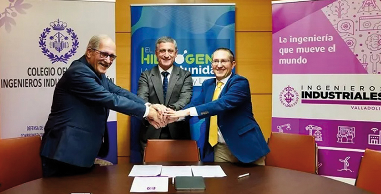 H2CYL se asocia con los colegios de ingenieros industriales de León y Valladolid para impulsar el hidrógeno verde en la región