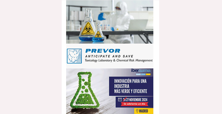 Descontaminación química frente a productos cáusticos: Prevor, en Iberquimia Madrid el 27 de noviembre