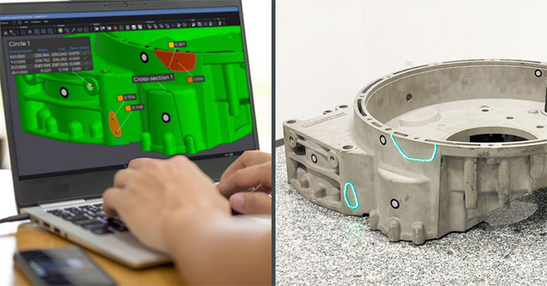 Software Proyección Láser add-on para soluciones de inspección dimensional