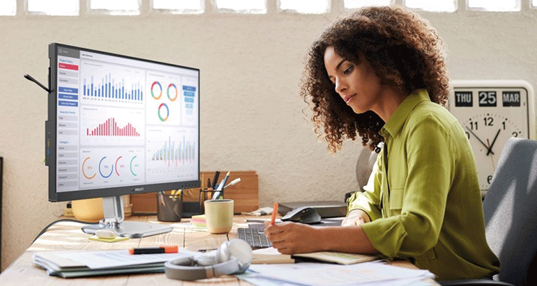 Monitores con sensor de luz