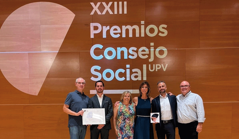 La Cátedra Aimplas-UPV recibe el premio a la Mejor Cátedra de Empresa de la Universitat Politècnica de València
