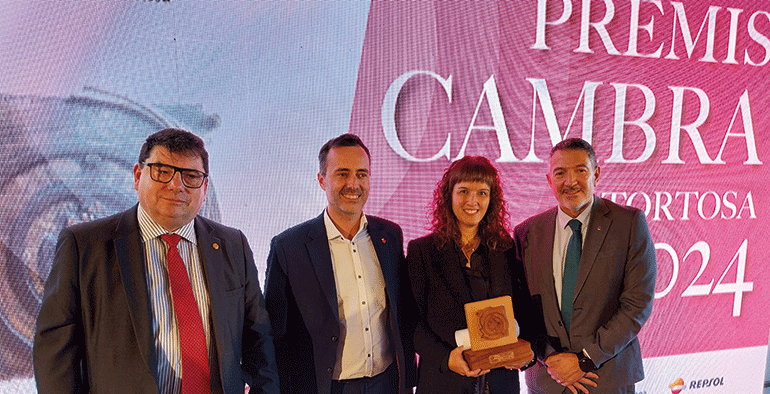 Ercros recibe el premio a la Innovación por la Cambra de Tortosa 