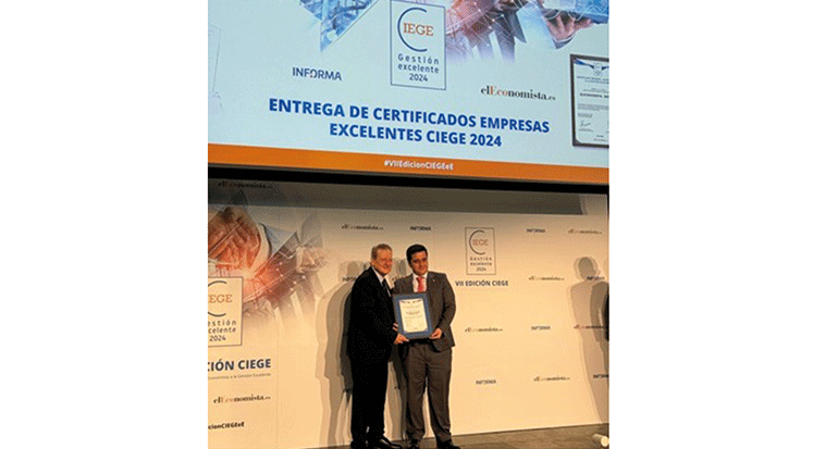 SATECMA renueva el prestigioso Certificado CIEGE y refuerza su compromiso con la excelencia empresarial