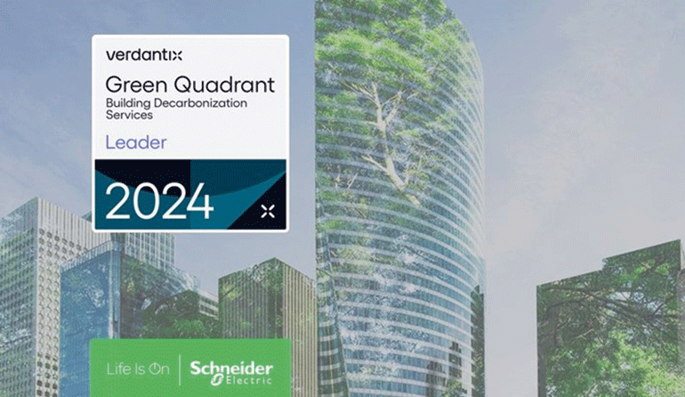 Schneider Electric, reconocida como referente en consultoría de descarbonización de edificios